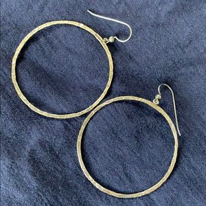 Hammered Sterling Silver Earrings